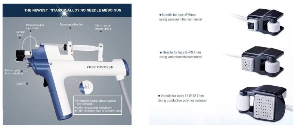 CE approved  EMS RF mesogun no needle mesotherapy gun