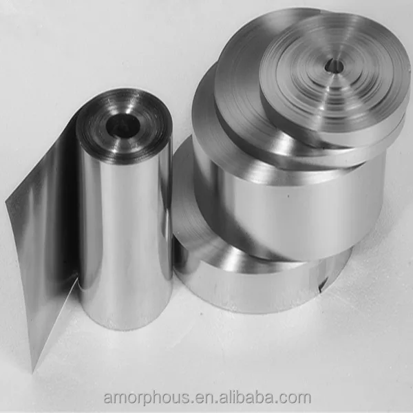 Iron based amorphous nanocrystalline strip 1K107 magnetic strip