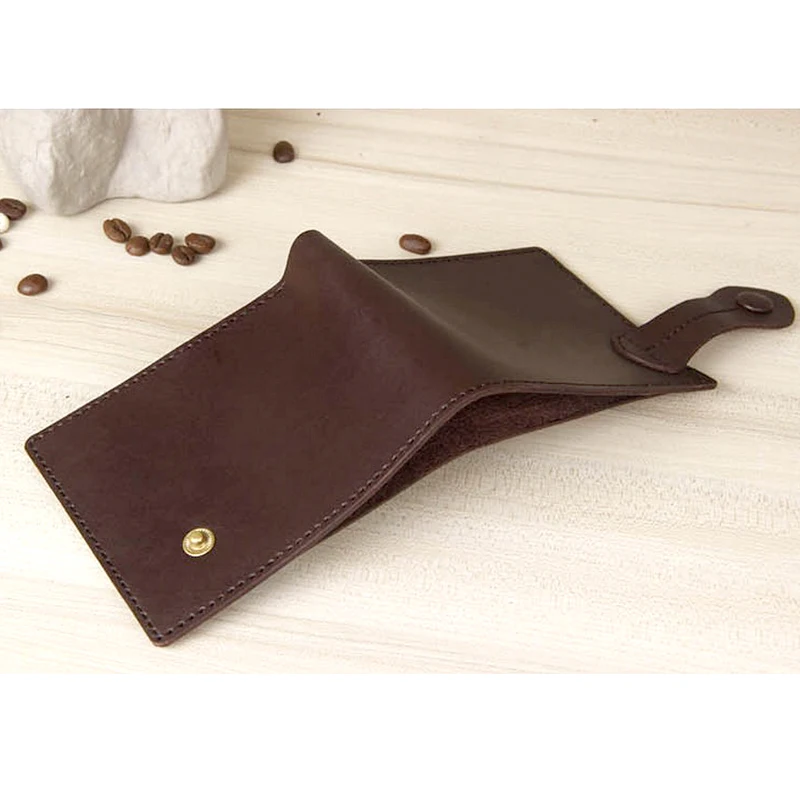 Cheapest men genuine leather brand wallet buyers fashion design innovative wallets