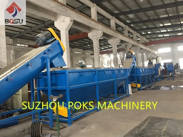 PP PE PET film Bottle Waste Plastic Washing Crushing Recycling Machine pelletizing line