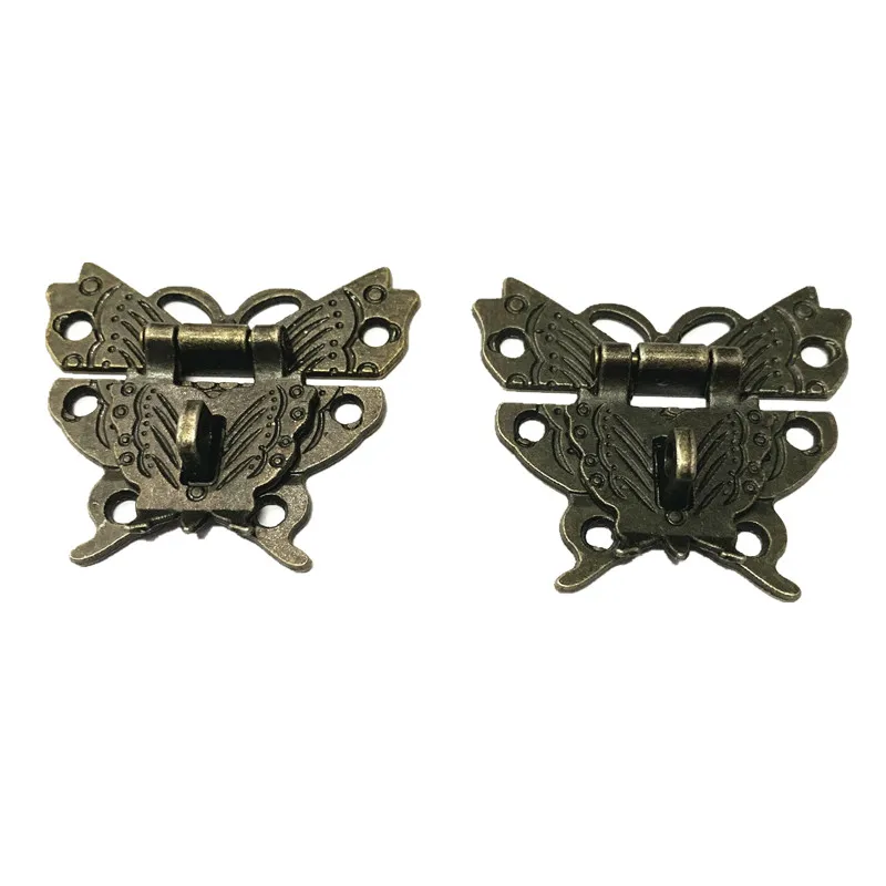 China Supply Antique Bronze Safe Retro Metal Lock For Wooden Packing Box