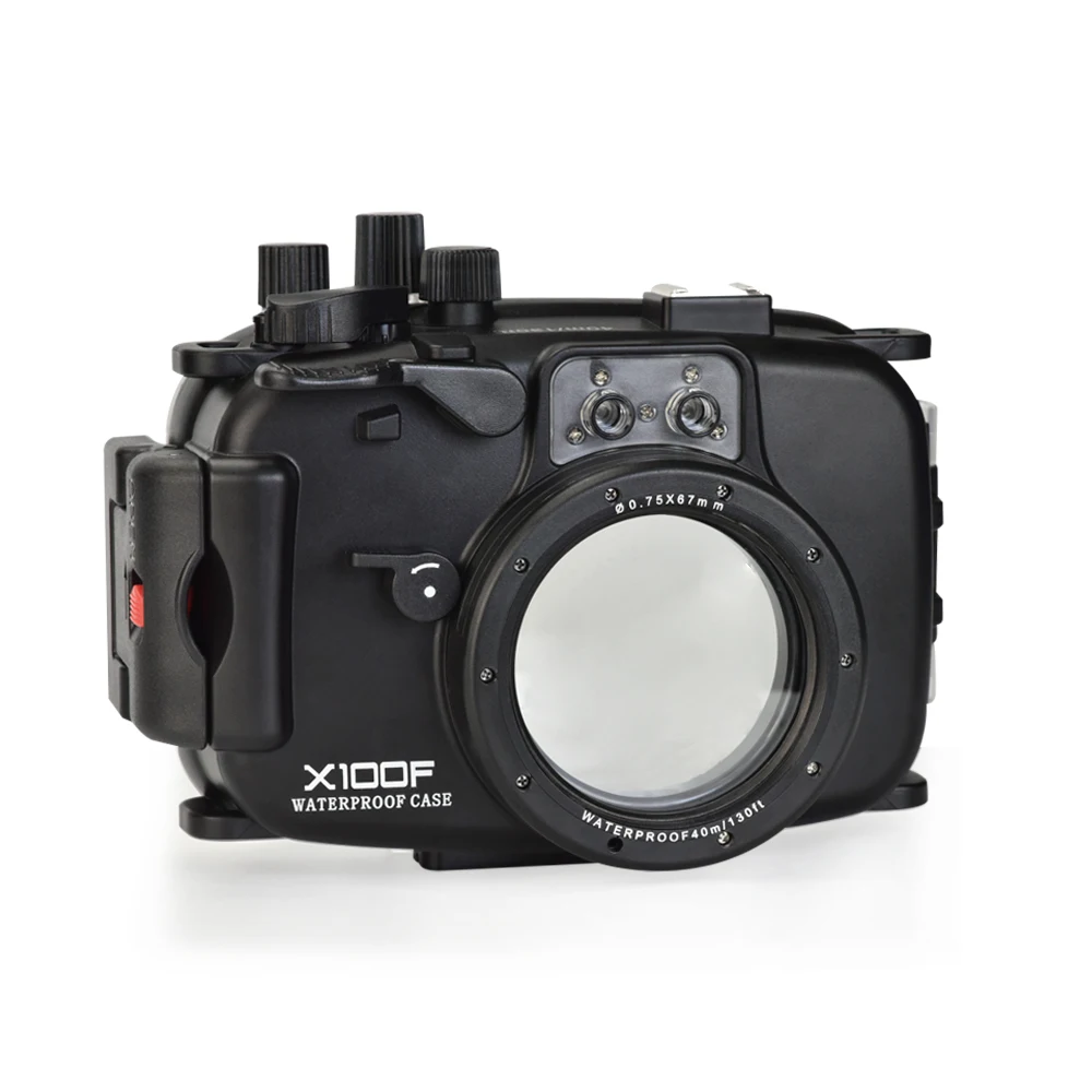 Seafrogs 40M Underwater Camera Housing Scuba Diving Camera 23mm lenses Waterproof Case For  Fujifilm Camera X100F