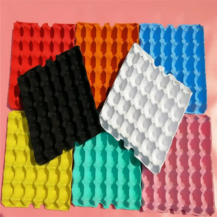 
Cartons Packaging Box Quail Eggs Cover Stackable Incubator Chicken Dye Drying Oven Pulp Egg Tray 12 