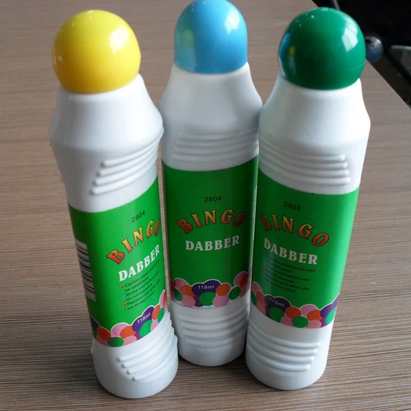 Factory supply dot marker 40ml bingo dabber easy washable kids markers CH2816