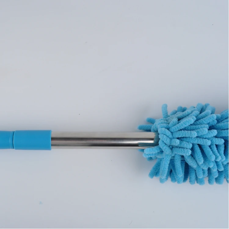 Greenwell Microfiber Ceiling Duster Removable Chenille Dusting Cloth with Telescopic Pole