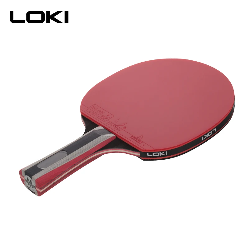 LOKI Wholesales available new 3 star good quality best table tennis racket with ittf approved rubber
