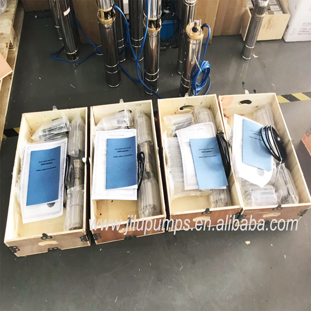  Jilu 140W-3000W Солнечная штанговый скважинный насос постоянного тока погружная водяная насосная система на солнечной батарее со слежением за максимальной точкой мощности контроллер для сельскохозяйственной