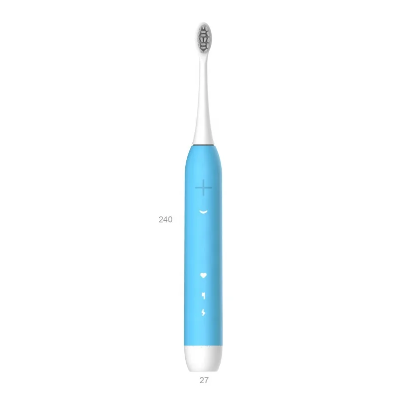 
Oral Care Wireless Charge Home Electric Sonic Toothbrush 2 Replacement Brush Head 