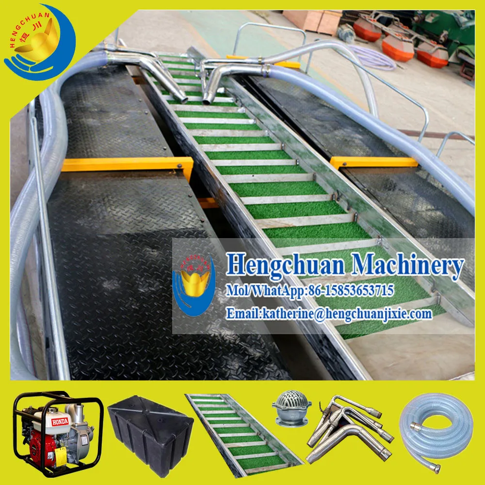 Высококачественный поплавок Hengchuan для золотых земель с двойным бензиновым двигателем водяной насос