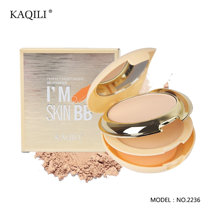 Private label customized two-way pressed powder waterproof face makeup  setting powder