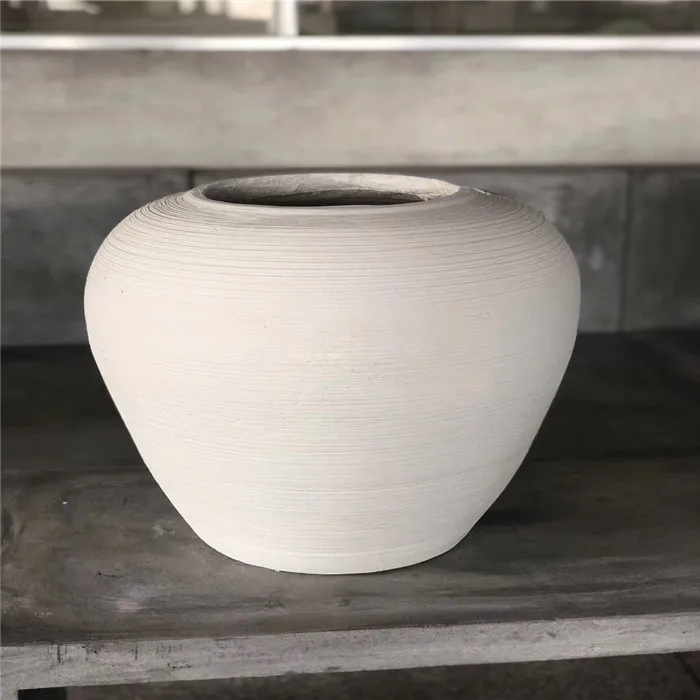 Cheap clay pots fiber clay pots white