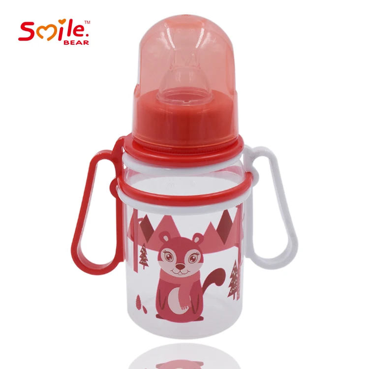 
Baby Product BPA free standard neck baby feeding bottle with handle 