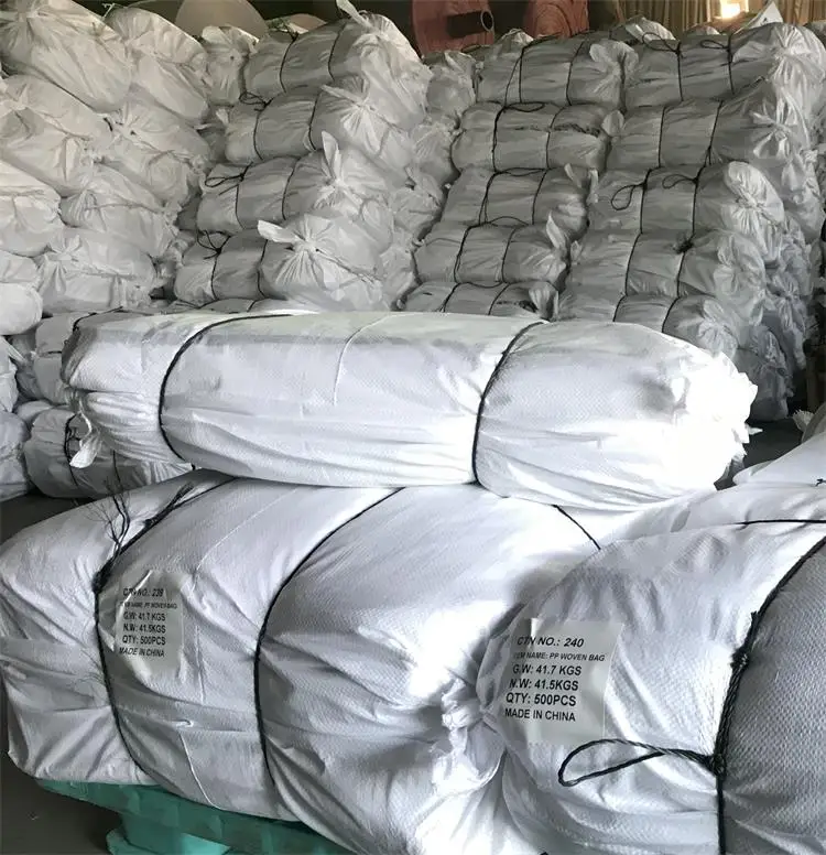 Polypropylene woven Wheat flour bags for 25kg 50kg white pp woven bag