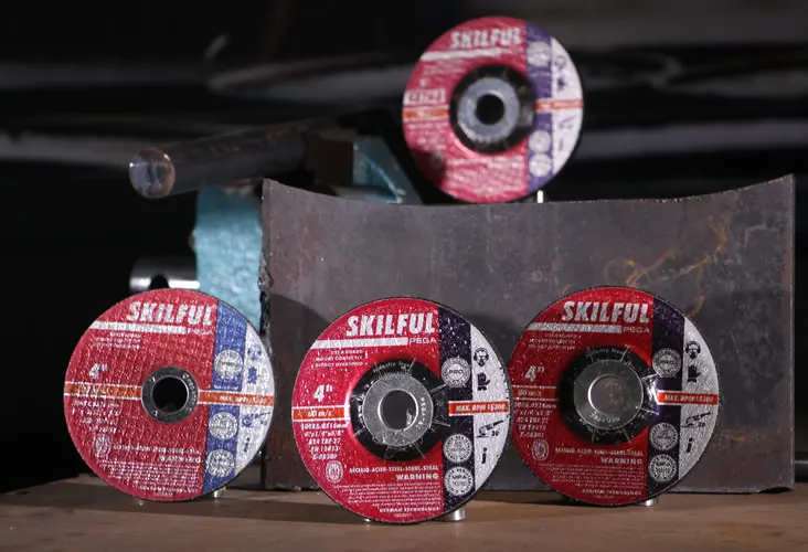 Металлический шлифовальный круг для чаши 4,5 дюйма x 6x22 мм