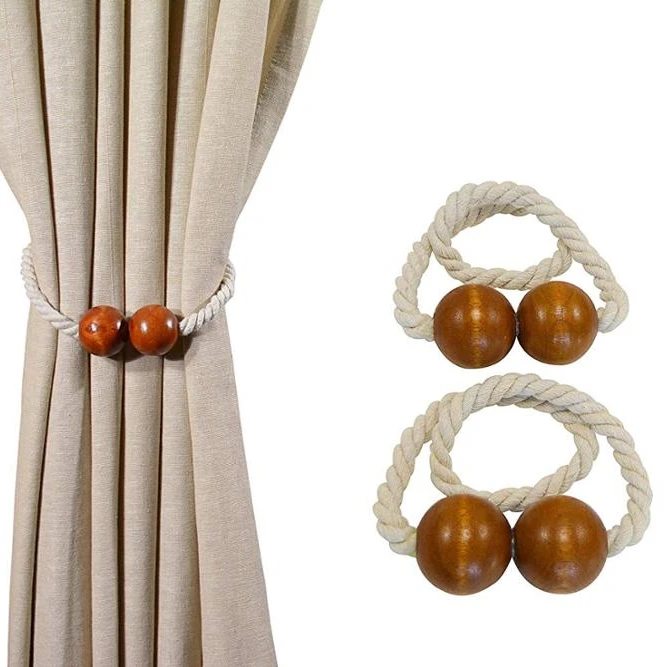 Home decor  decorative Magnetic Curtain Buckle Tieback Tie Back Holdback Curtain tieback