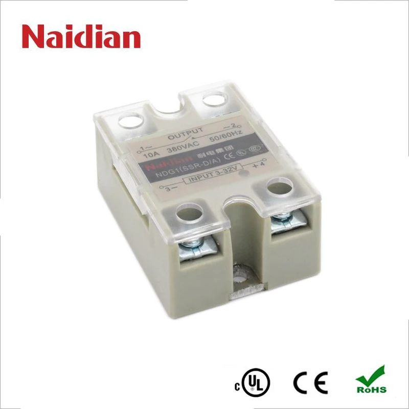 Однофазный твердотельные реле SSR-DA/10A ПОСТОЯННОГО ТОКА В ПЕРЕМЕННЫЙ ССР