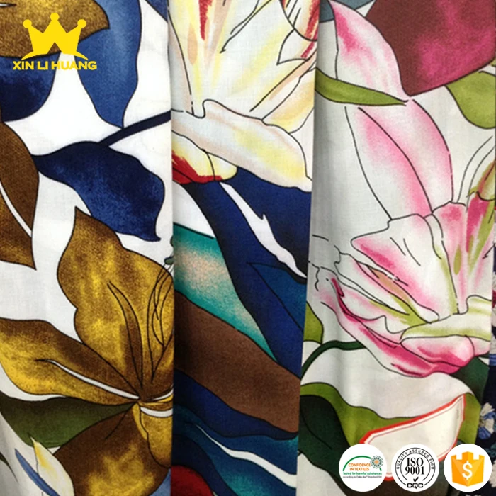 Textile Factory Wholesale Multi Style 100% Floral Printed Rayon Fabric