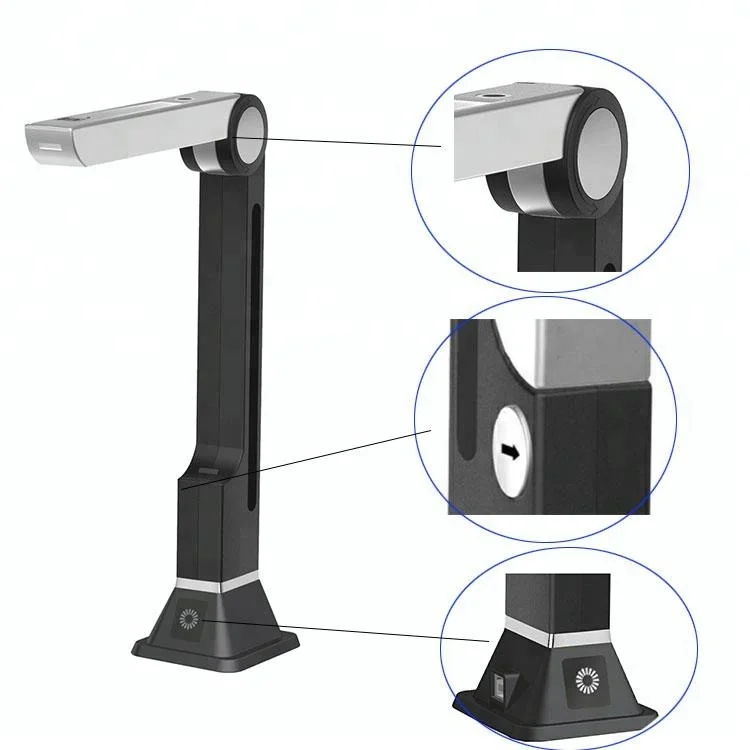 5MP A4 high speed USB Portable Document Camera Scanner with Software
