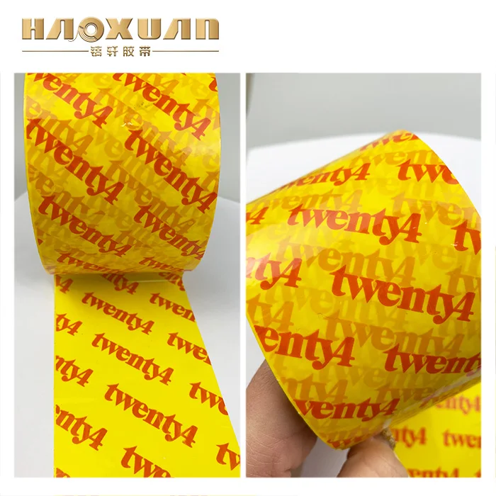 Bopp opp packing film Custom logo printed duct adhesive tape