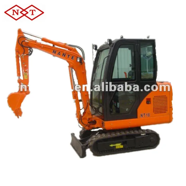 1700 кг, NT18 NANTE, Гидравлический Гусеничный мини-кожаный с двигателем yanmar и импортным гидравлическим мотором