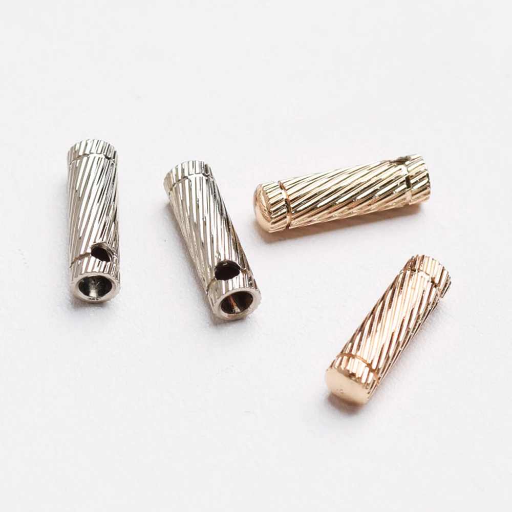 High quality metal decoration drawstring cord end