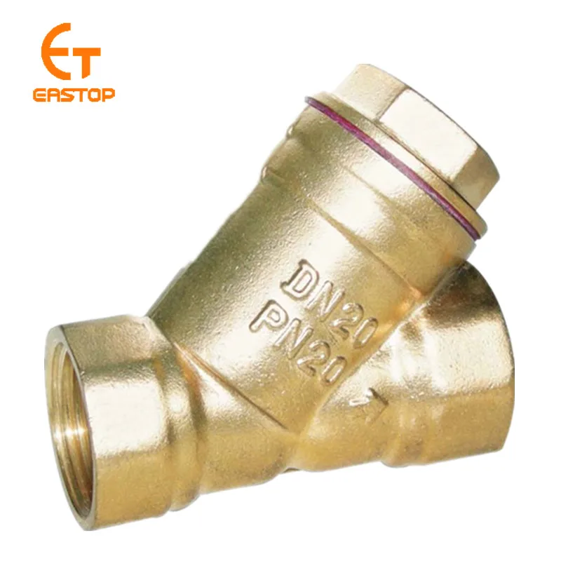 Brass Y-type strainer  Y-filter  brass filter strainer