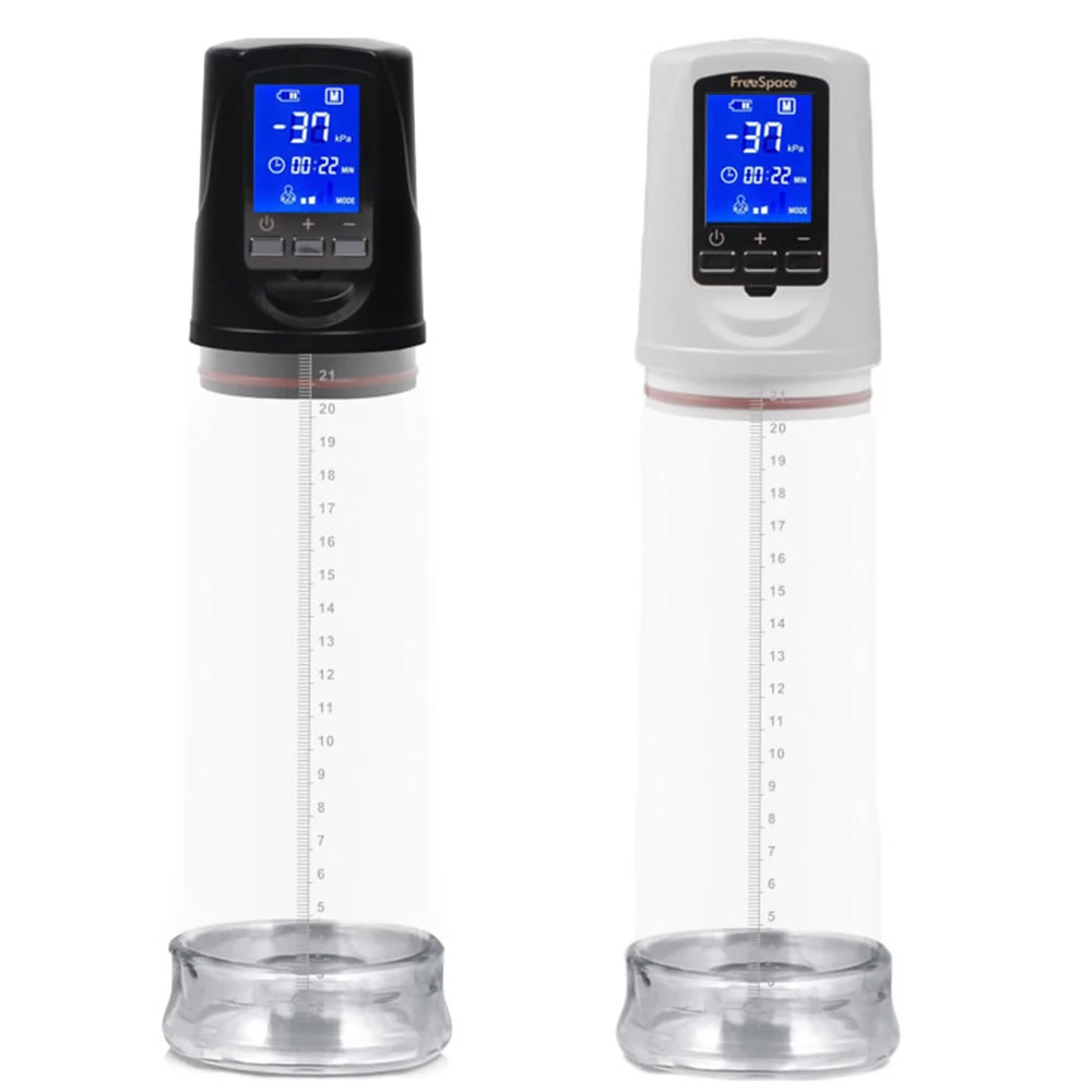 Лучший Вакуумный насос для эрекции пениса увеличители для мужчин ЖК-экран USB перезаряжаемые автоматические присоски электрические насосы для пениса