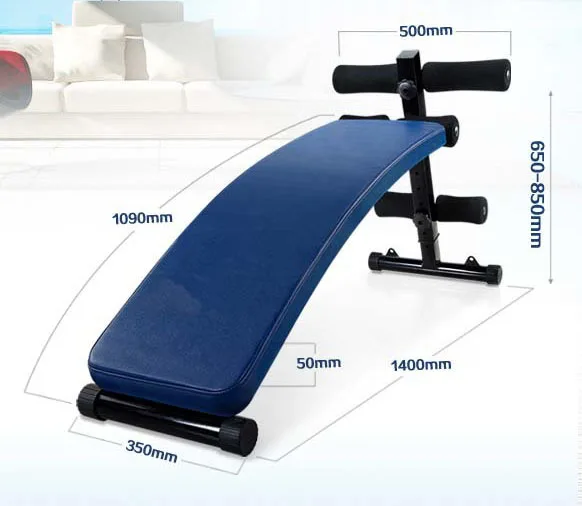 Multifunctional fitness equipment sit up bench abdominal boards