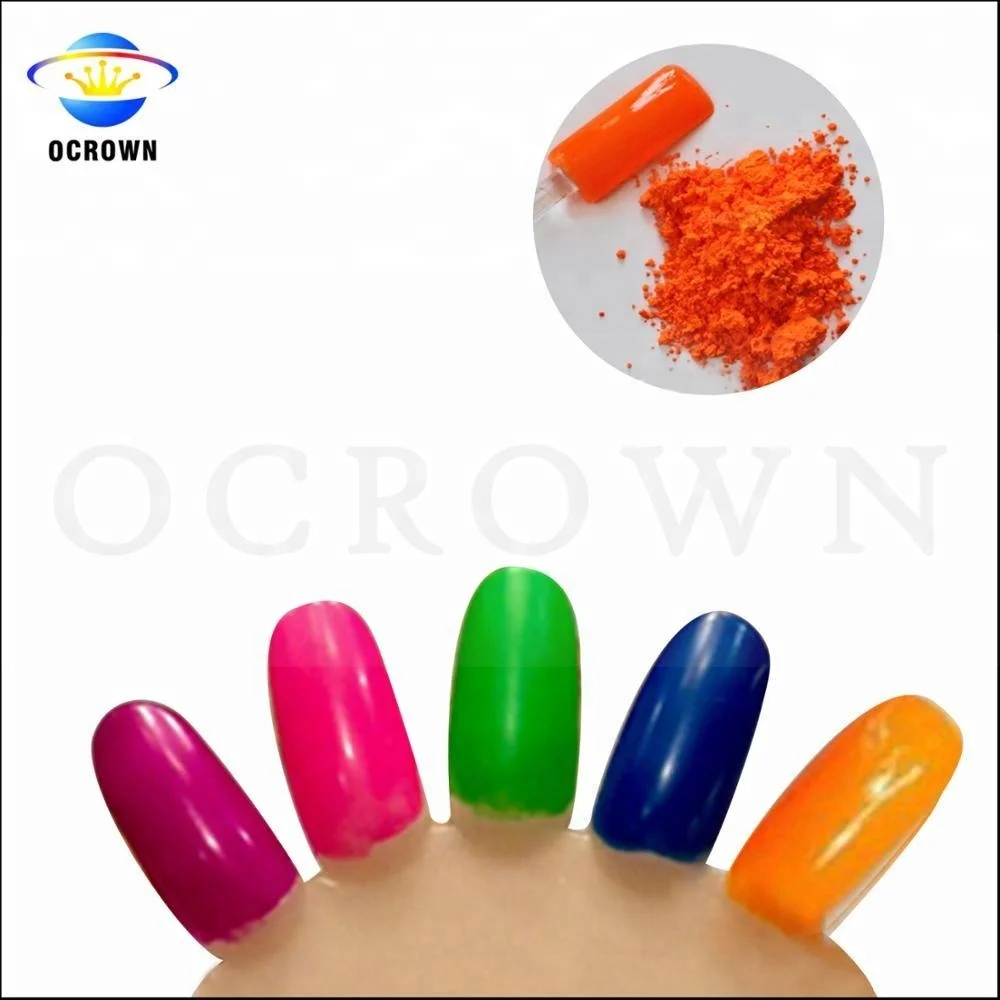 Cosmetic grade bulk neon color reflective powders bright fluorescent pigment nail powder