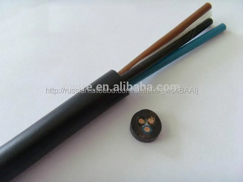 4 ядер 0.75mm2 рвв гибкий кабель