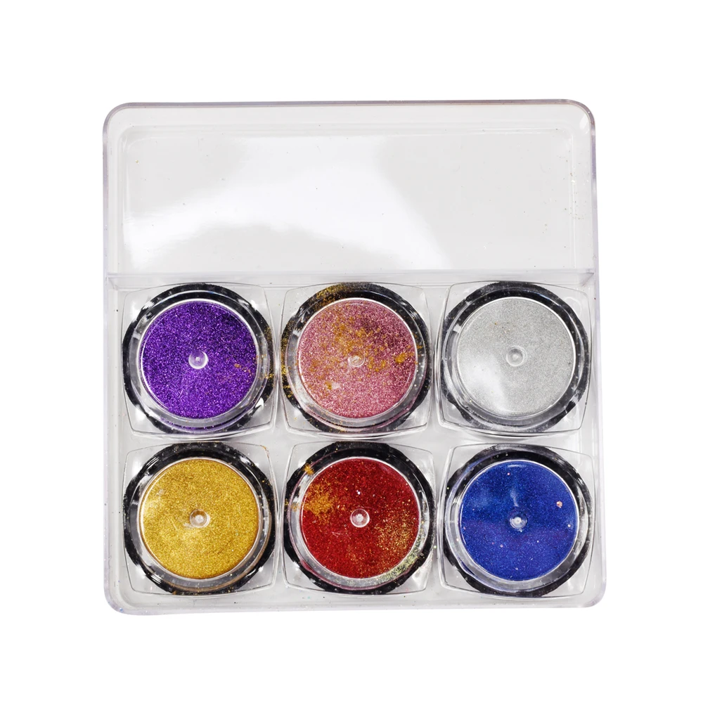 0.2g Multi Magic Mirror Effect Chrome Nail Powder Silver Metallic Glitter for Nail Art Design Pigment for Nails Dust