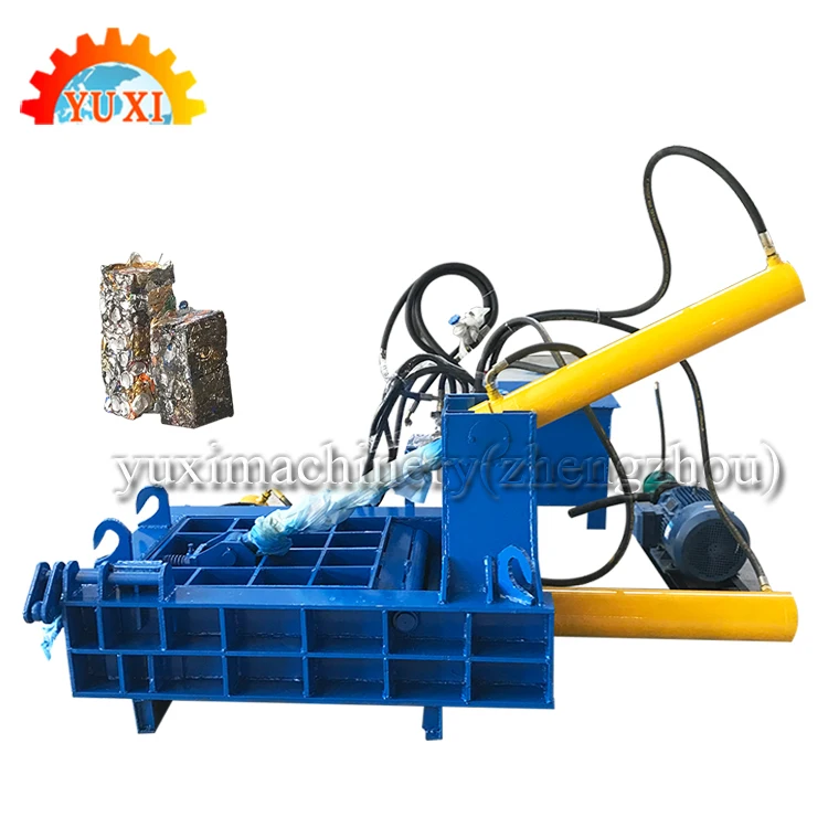 
factory price horizontal used scrap metal baling press scrap metal compactor press machine 