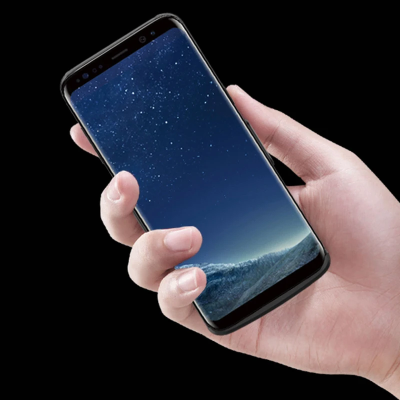 5000mAh Rechargeable External Battery Portable Charger Protective Charging Case Power Bank Cover for Samsung Galaxy S8