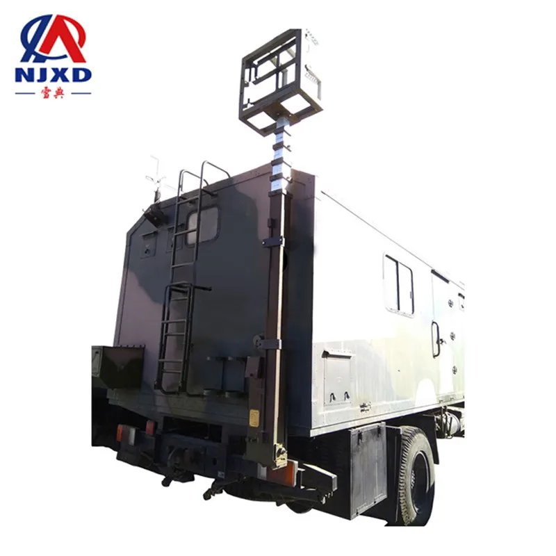 
XD1107 vehicle mounted motorized telescopic mast square or round tube 