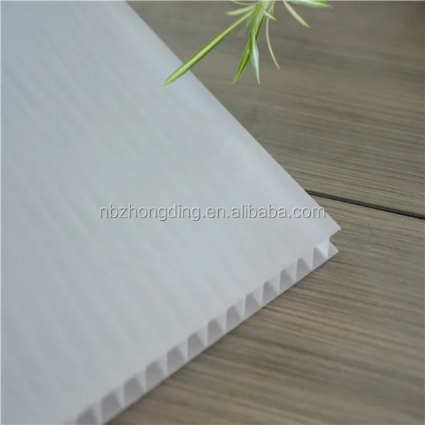 opaque plastic hollow polycarbonate sheet for carport