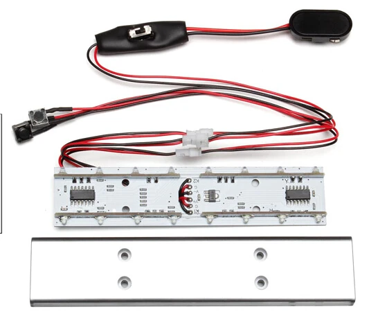 3~12v 1/10 1/8 scale rc car truck light controller (9v battery)