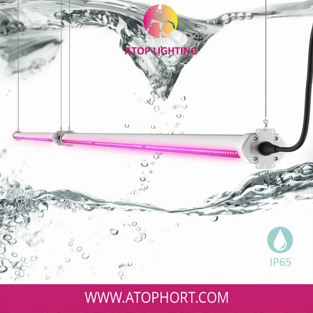 ATOP индивидуальные спектра гидропоники rgb светодиодные огни растут трубки для парниковых орхидеи саженцы сад Многолетние цветы