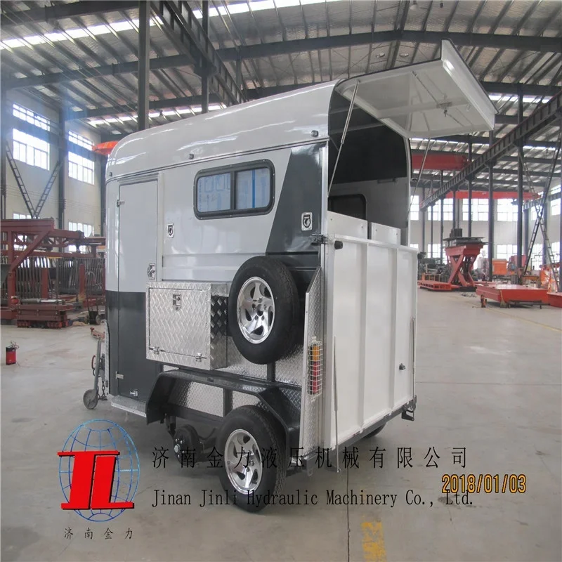 
2HSL-D 2 horse trailer straight load with kitchen 