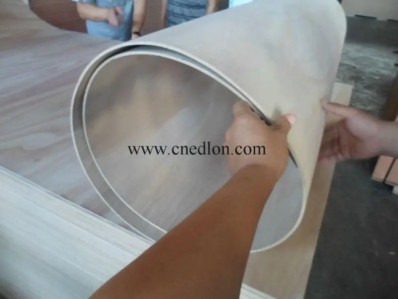 Edlon 2mm 3mm 4mm 6mm 8mm thin Commercial Okoume poplar oak teak bendable veneer Plywood