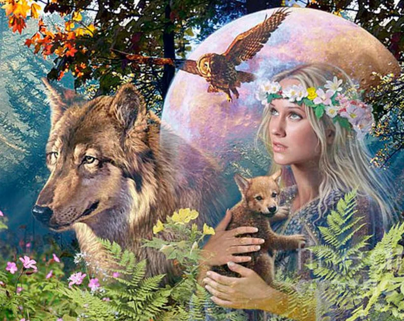 
Full circular 5D DIY Diamond Painting Seaside Landscape Diamond Embroidery Cross Stitch Diamond Rhinestone Home decoration 