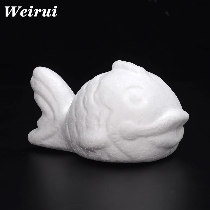Styrofoam material foam fish/whale toy for children Puzzle toy painting color white model