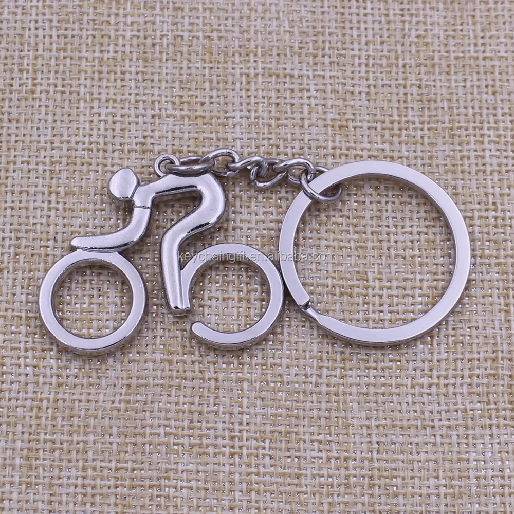 Wholesale Cheap Custom Metal Bike Keychain Bicycle Keychain on Sale