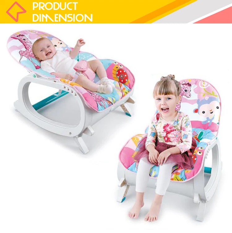 Wholesale multifunction sitting plastic musical baby rocking chair