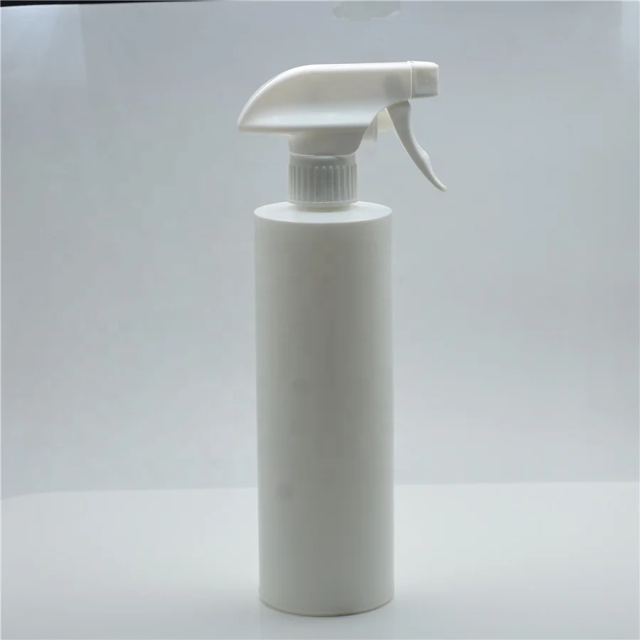 In stock 500ml Black HDPE Detergente Trigger Spray Plastic Bottles for Washing Liquid