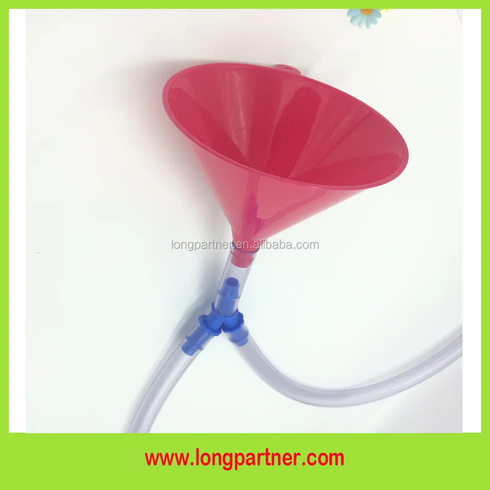 Bend free !! Custom color double extreme beer bongs
