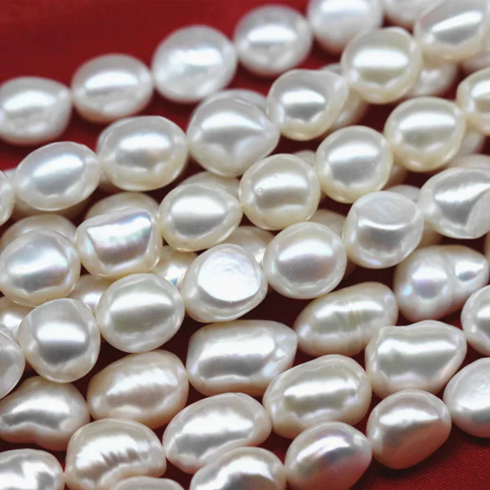 10-11mm 3A grade can make large hole drilled fresh water natural freshwater large baroque pearls