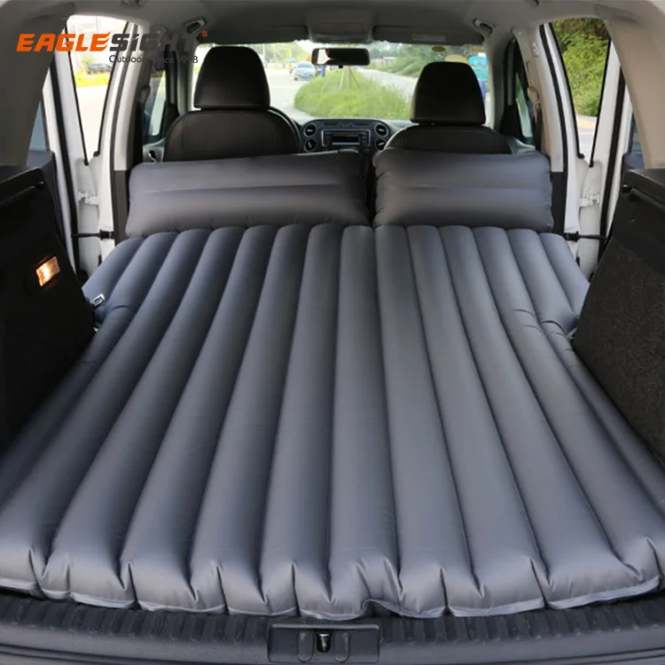 PVC Waterproof Car Travel Air Bed Inflatable Mattress With Pump for Car
