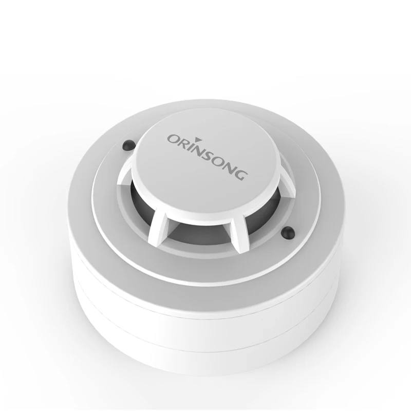 Fire Warning Wired Celsius Temperature Test Sensor ABS Plastic Heat Detector