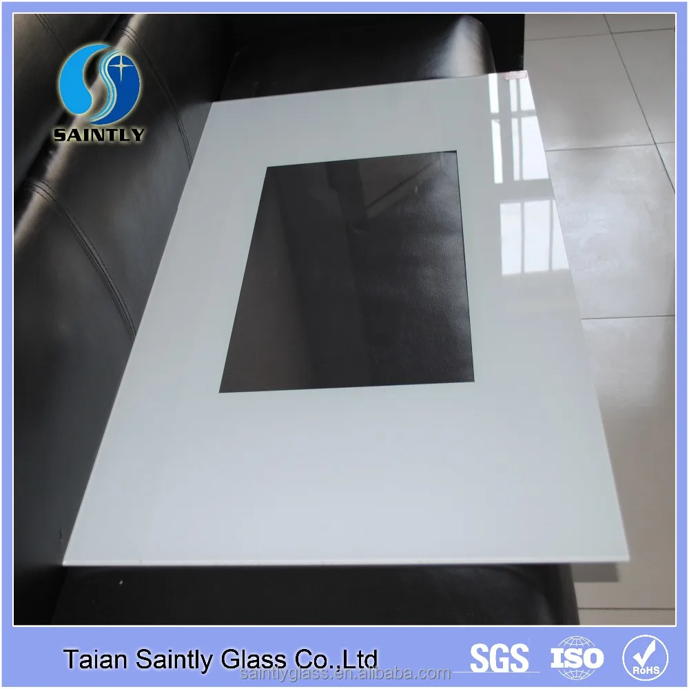 High quality 4mm  5 mm curved tempered ceramic glass for fireplace glass panel