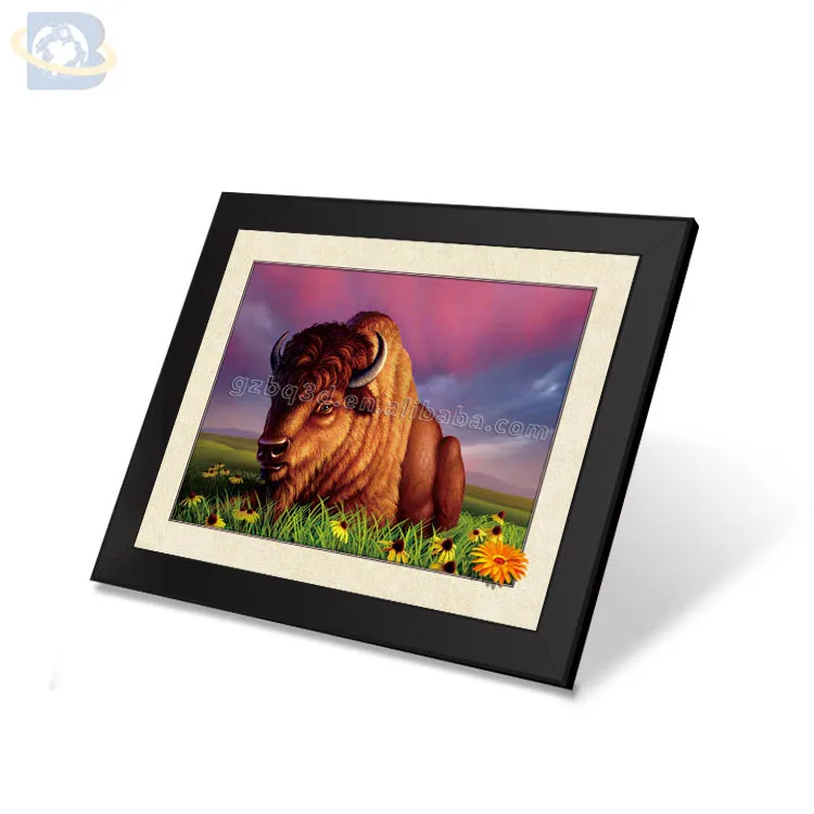 
modern cow bull buffalo painting,cartoon animal cow picture 